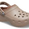 Crocs (WMNS) Classic Plateau-Clogs mit Futter «Mushroom» 207938-195