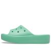 Crocs (WMNS) Classic Plateau Sandalen «Grün» 208180-3UG