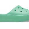 Crocs (WMNS) Classic Plateau Sandalen «Grün» 208180-3UG