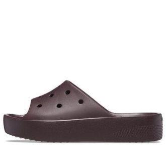 Crocs (WMNS) Classic Plateau-Slides «Dark Cherry» 208180-6WD
