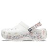 Crocs (WMNS) Classic Platform Americana Paisley Clogs «Weiß» 207337-94S
