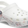 Crocs (WMNS) Classic Platform Americana Paisley Clogs «Weiß» 207337-94S