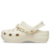 Crocs (WMNS) Classic Platform Chain Clogs «Bone» 209022-2Y2