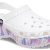 Crocs (WMNS) Classic Platform Dream Clog «Weiß Lila» 207580-94S