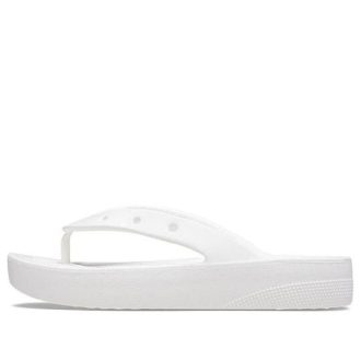 Crocs (WMNS) Classic Platform Flip Flop «Weiß» 207714-100