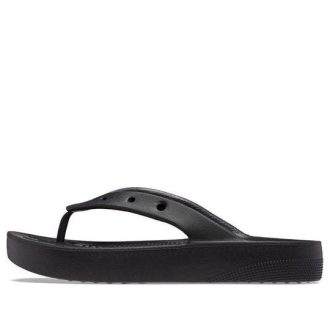 Crocs (WMNS) Classic Platform Flip «Schwarz» 207714-001