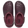 Crocs (WMNS) Classic Platform Gefütterte Clogs «Dark Cherry» 207938-6WD