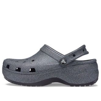 Crocs (WMNS) Classic Platform Glitter II Clog «Schwarz» 207770-001