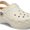Crocs (WMNS) Classic Platform Lined Clog «Bone» 207938-2Y2