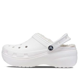 Crocs (WMNS) Classic Platform Lined Clogs «Weiß» 207938-100