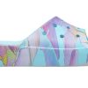 Crocs (WMNS) Classic Platform Palm Print Slide «Blau Mehrfarbig» 208607-4NQ