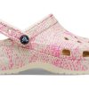 Crocs (WMNS) Classic Platform Snake Print Clogs «Pink» 207328-2Y3