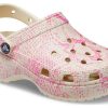 Crocs (WMNS) Classic Platform Snake Print Clogs «Pink» 207328-2Y3