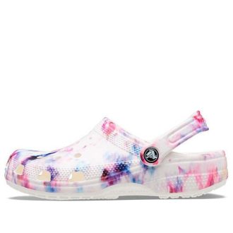 Crocs (WMNS) Classic Tie Dye Graphic Clog «Granat & Multi» 205453-6TS