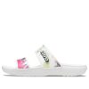 Crocs (WMNS) Classic Tie-Dye Graphic Sandale «Schwarz Grün» 207283-94S
