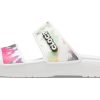 Crocs (WMNS) Classic Tie-Dye Graphic Sandale «Schwarz Grün» 207283-94S