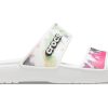 Crocs (WMNS) Classic Tie-Dye Graphic Sandale «Schwarz Grün» 207283-94S