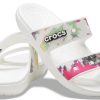 Crocs (WMNS) Classic Tie-Dye Graphic Sandale «Schwarz Grün» 207283-94S