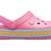 Crocs (WMNS) Crocband Beach Rosa Sandalen 205889-669 Crocs (WMNS) Crocband Beach Rosa Sandalen 205889-669