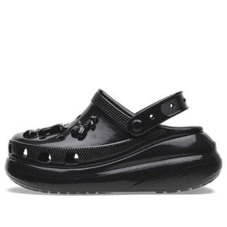 Crocs (WMNS) Crush High Shine Clogs «Schwarz» 209285-001