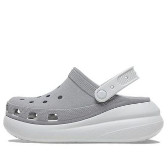Crocs (WMNS) Crush Reflective Clogs «Grau Weiß» 209209-1LP