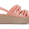 Crocs (WMNS) Dicke Sohle, gemütliche, modische, sportliche Sandalen in Rosa, 206751-6RL