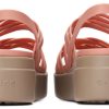 Crocs (WMNS) Dicke Sohle, gemütliche, modische, sportliche Sandalen in Rosa, 206751-6RL