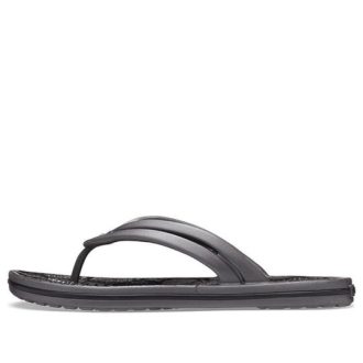 Crocs (WMNS) Flip-Flops mit Leopardenmuster, Schwarz, 206490-02W