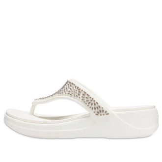Crocs (WMNS) Flip-Flops «Weiß» 206343-174