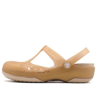 Crocs (WMNS) Goldfarbene Sandalen 204939-277