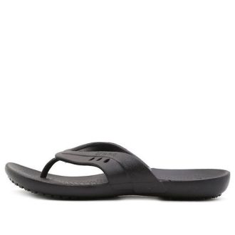 Crocs (WMNS) Kadee Cozy rutschfeste Flip-Flops Schwarz 14177-001