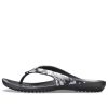 Crocs (WMNS) Kadee II Seasonal Flip Flops «Tropical Floral Black» 205635-98F