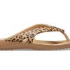 Crocs (WMNS) Kadee ll Flip-Flops mit Leopardenmuster Braun 206398-98R