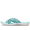 Crocs (WMNS) Knitted Flip-Flops Blau Weiß 205728-4DY