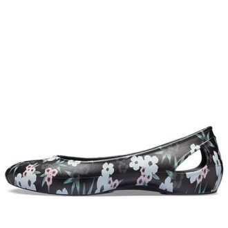 Crocs (WMNS) Larua Printing Sandalen Schwarz 205865-98F