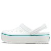Crocs (WMNS) Leichte, gemütliche Outdoor-Strandsandalen in Weiß und Blau «White Blue» 205434-1E0