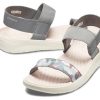 Crocs (WMNS) Literide Graphic Sandalen «Grau» 205375-0E9