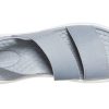 Crocs (WMNS) LiteRide Grau Hellblau Sandalen «Grau Weiß» 206081-00J
