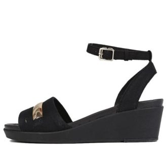 Crocs (WMNS) Metallic Coffee Sandalen «Gold Black» 205800-98A