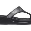 Crocs (WMNS) Monterey Metallic Stilvolle schwarze Hausschuhe 206850-001
