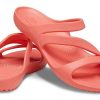 Crocs (WMNS) Orange-Rote Hausschuhe 206756-6SL