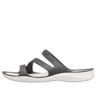 Crocs (WMNS) Sandalen «Grau Weiß» 203998-04D
