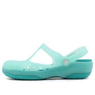Crocs (WMNS) Schuhe Sportsandalen «Grün Dunkelblau» 204939-3R6