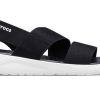 Crocs (WMNS) Schuhe Sportsandalen «Schwarz Weiß» 206081-066
