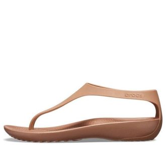 Crocs (WMNS) Serena Flip «Braun» 205468-860