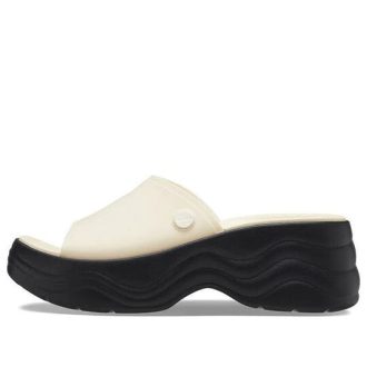 Crocs (WMNS) Skyline Slides «Vanilla Black» 208182-1LG