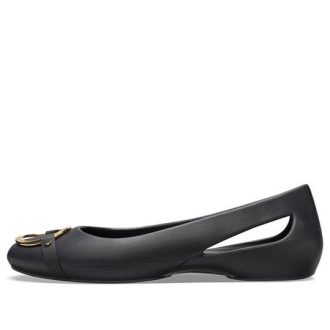 Crocs (WMNS) Sloane Embellished Flats «Schwarz Gold» 206355-751