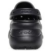 Crocs (WMNS) Small Whale Retro Crocs Sandalen mit dicker Sohle, Schwarz, 206302-001
