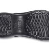 Crocs (WMNS) Small Whale Retro Crocs Sandalen mit dicker Sohle, Schwarz, 206302-001