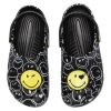 Crocs (WMNS) Smiley World Classic Clogs «Schwarz Weiß Gelb» 873137